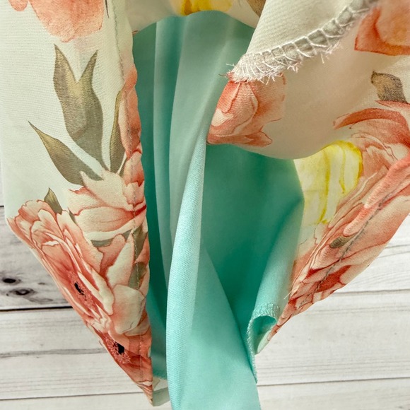 Altar'd State Floral Print Cami Tank Top Sleeveless Blouse - Size S - Picture 4 of 7